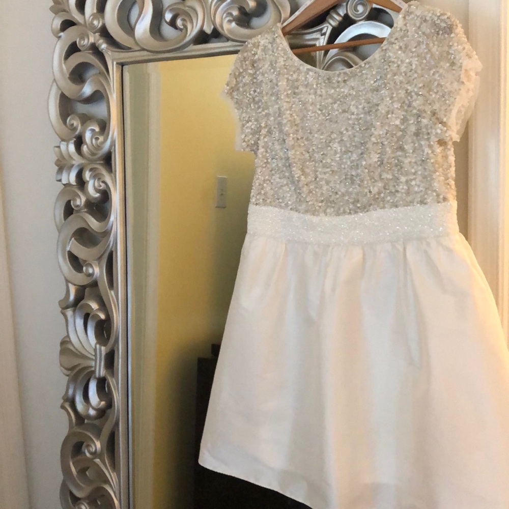 White/Ivory Sequin Dress